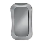 Vægspejl med ramme i smeltet glas fremstillet i Italien - Adored Viadurini