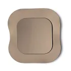 Vægspejl med ramme i smeltet glas fremstillet i Italien - Adored Viadurini