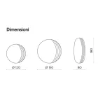 Arabella vægspejl med graveringer fremstillet i Italien Viadurini