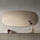 Arabella vægspejl med graveringer fremstillet i Italien Viadurini