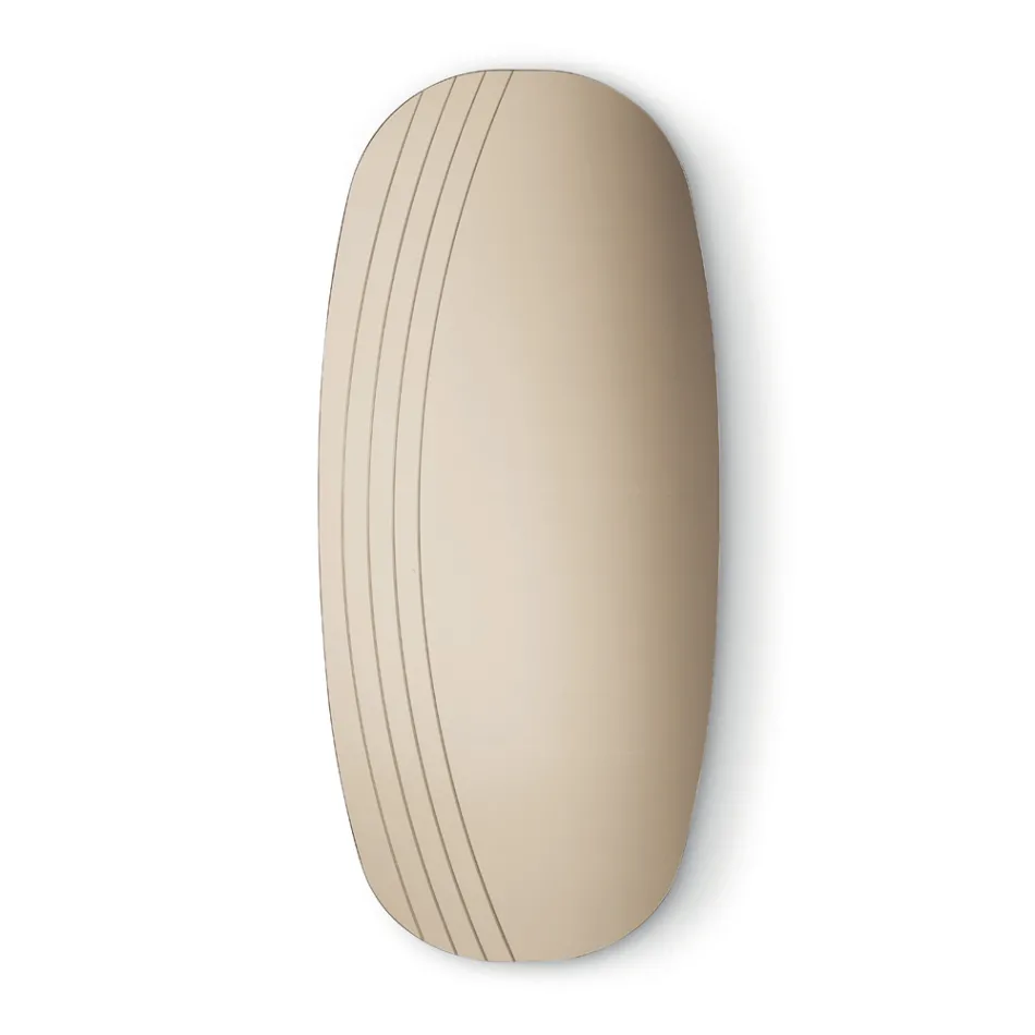 Arabella vægspejl med graveringer fremstillet i Italien Viadurini