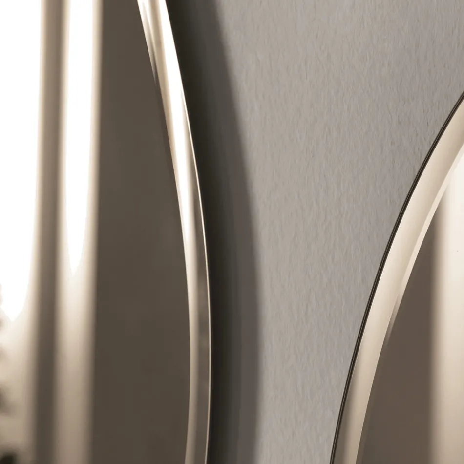 Beata vægspejl med kantslibning, fremstillet i Italien Viadurini