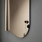 Beniamina vægspejl med bølgeformet side, fremstillet i Italien Viadurini