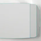 Vægspejl med struktur i sortmalet træ lavet i Italien - Arya Viadurini