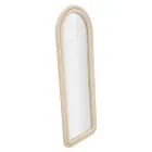 Fløjlsbeklædt MDF-vægspejl med buet top - Jessica Viadurini