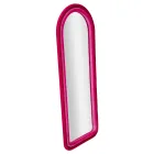 Fløjlsbeklædt MDF-vægspejl med buet top - Jessica Viadurini