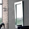 Rektangulær væg spejl med skråt stel lavet i Italien - Salamina