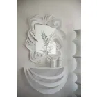 Moderne rektangulær jernvægspejl fremstillet i Italien - Penny Viadurini