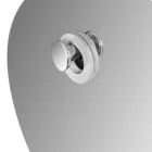 Rund væg spejl skrå enkelt design lavet i Italien - Odile Viadurini