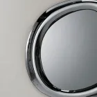 Formet vægspejl med buet ramme Lavet i Italien - Babila Viadurini