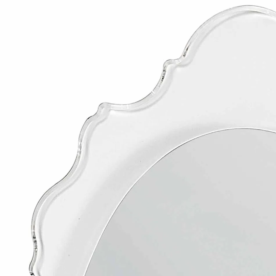 gennemsigtig væg spejl Joys design, fremstillet i Italien Viadurini