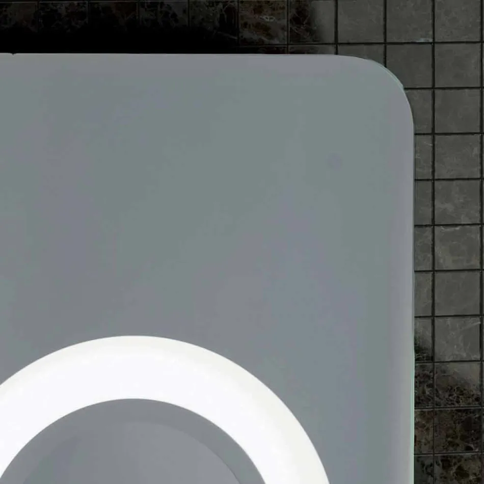 Make-up spejl moderne design, LED belysning, Maren Viadurini