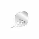 Dekorativt vægspejl røget finish med sort designrum - Matrix Viadurini