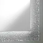 Dekorativ vægspejl med glasramme og luksuriøst LED-lys - Attimo Viadurini