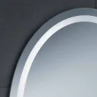 Spejl moderne design med LED-belysning bad Pure Viadurini