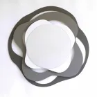 Spejl fra moderne design fra Tricolor Iron Wall fremstillet i Italien - Gertrude Viadurini