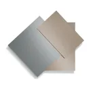 Spejl lavet af 3 overlappende plader, 2 bronze og 1 røget - Armida Viadurini