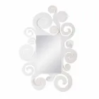 Moderne væg spejl i farvet jern fremstillet i Italien - Tiziano Viadurini