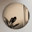 Italiensk bølgeformet glasspejl - Candida Viadurini