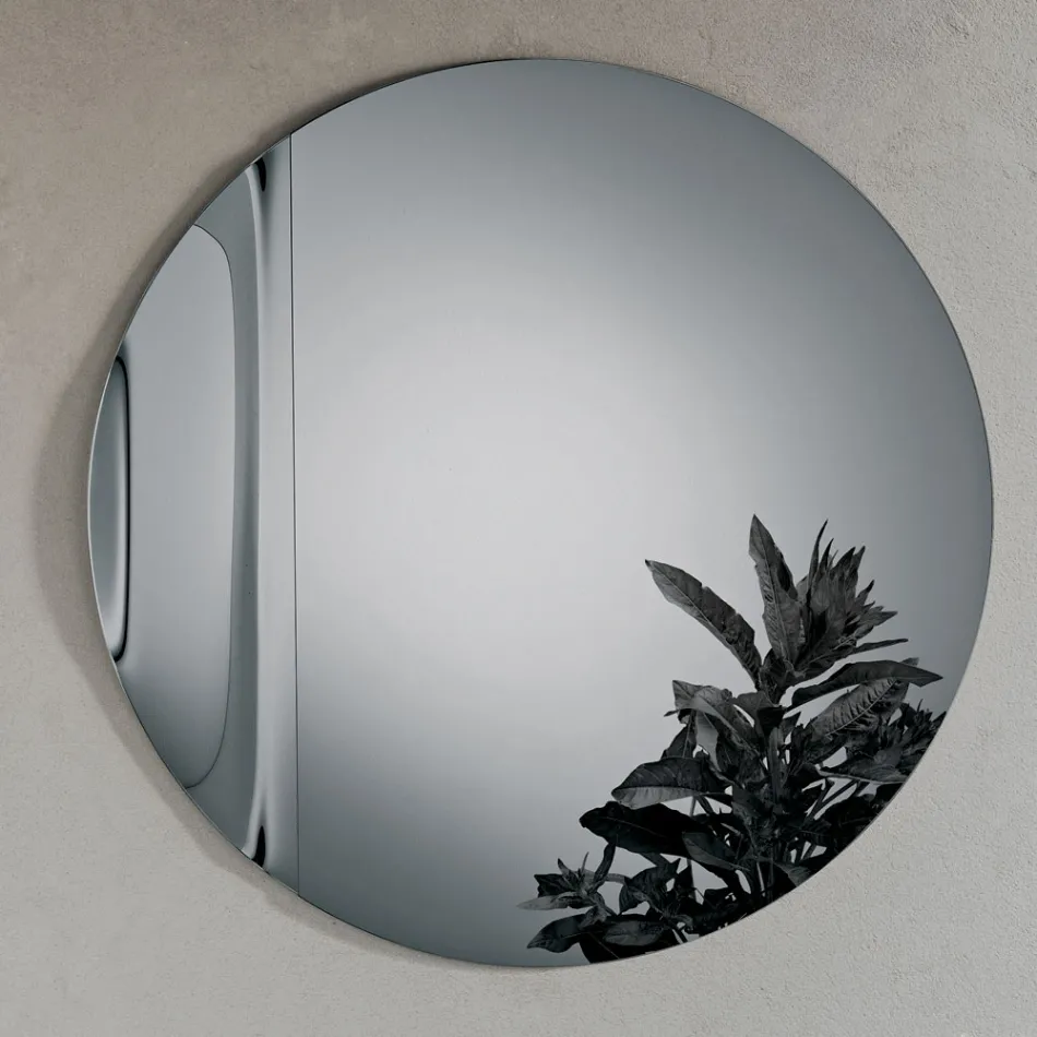 Italiensk bølgeformet glasspejl - Candida Viadurini