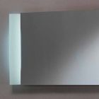 Oplyst spejl i design LED med matteret glas kanter Sam Viadurini