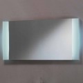 Oplyst spejl i design LED med matteret glas kanter Sam