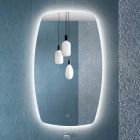 Perimeter LED-baggrundsbelyst spejl Made in Italy - Sleep Viadurini