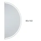 Baggrundsbelyst spejl med kontinuerlig LED-stribe - Excelsior Viadurini