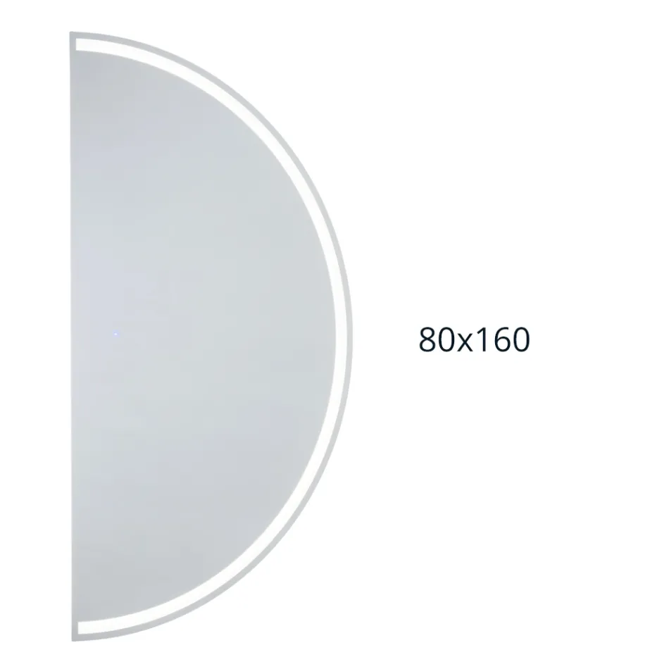 Baggrundsbelyst spejl med kontinuerlig LED-stribe - Excelsior Viadurini