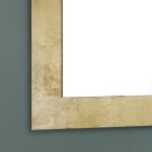 Rektangulær vægspejl med sølv-, guld- eller kobberglasramme - Stileo Viadurini