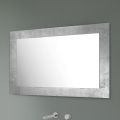 Rektangulær vægspejl med sølv-, guld- eller kobberglasramme - Stileo