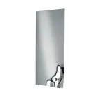 Rektangulært spejl med hjørne i smeltet glas fremstillet i Italien - Adelinda Viadurini