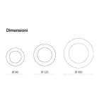 Rundt spejl med bølget glasramme fremstillet i Italien - Adelma Viadurini