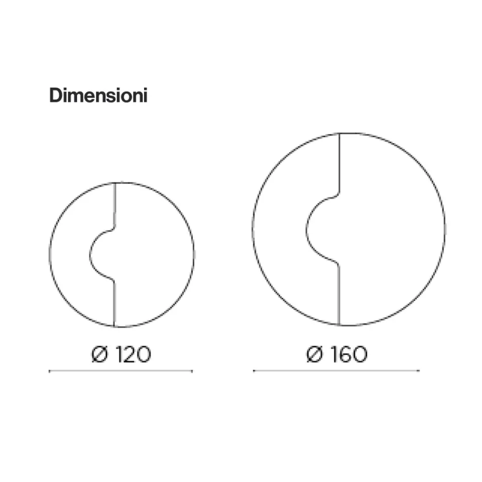 Rundt vægspejl med netindsats Lavet i Italien - Annabella Viadurini