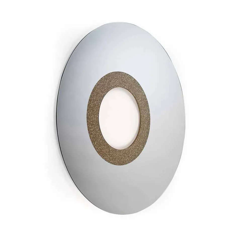 Rundt spejl moderne design lavet i Italien Aris Viadurini