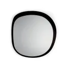 Formet spejl lavet af to overlappende glaspaneler fremstillet i Italien - Alida Viadurini