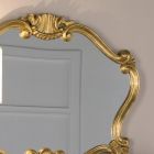 Klassisk stil spejl med guldbladsramme lavet i Italien - ædle Viadurini