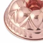 Runde håndlavede dåse kageforme af kobberdoughnuts med dekoration - Gianandrea Viadurini