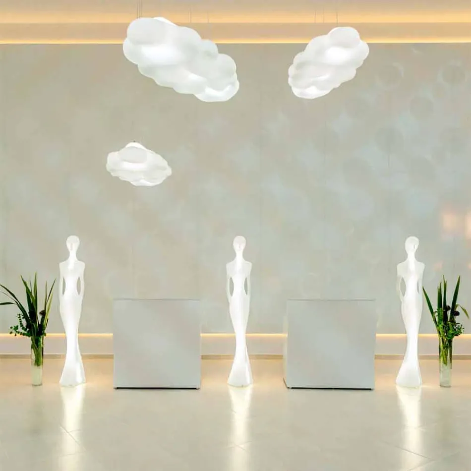Lysende Statue Floor Design med Led Light til Indoor - Penelope af Myyour Viadurini