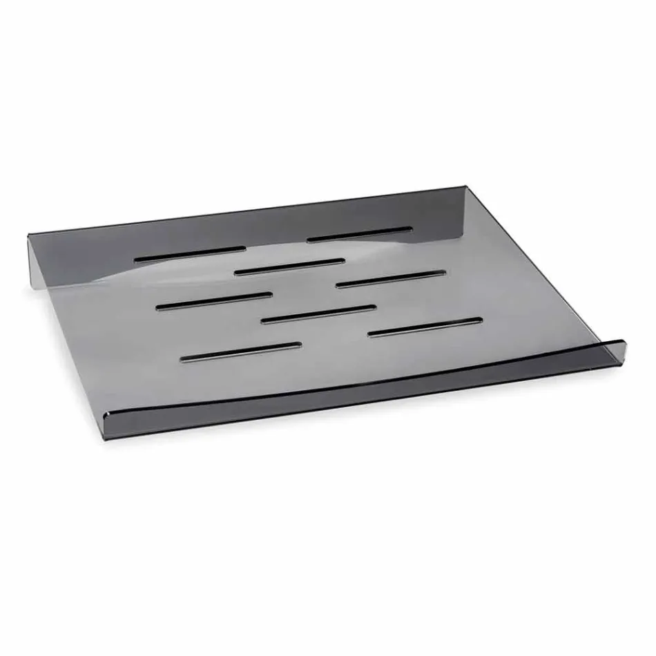 Laptopstativ i gennemsigtigt eller røget plexiglas Design 2 stykker - Nerdino Viadurini