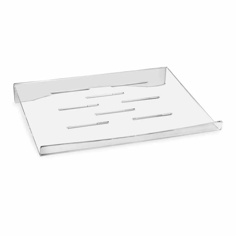 Laptopstativ i gennemsigtigt eller røget plexiglas Design 2 stykker - Nerdino Viadurini