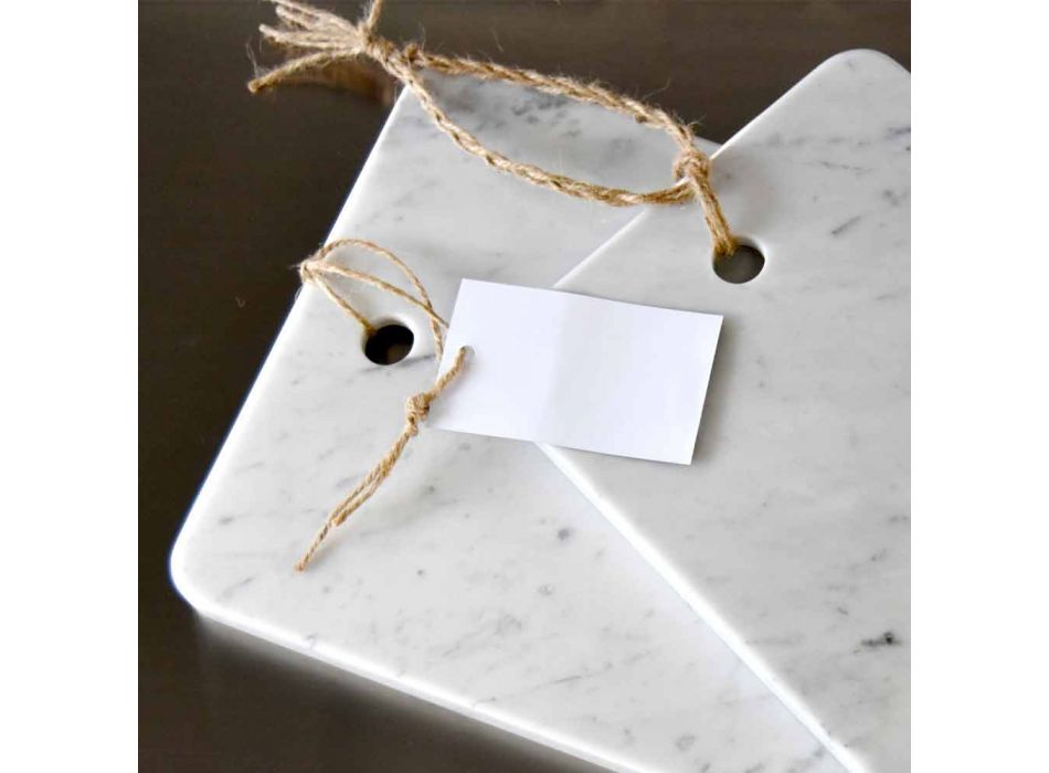 Skærebræt i Carrarra White Marble af Made in Italy Design - Masha Viadurini