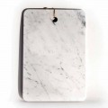 Lavet i Italien Design skærebræt i Carrarra hvid marmor - Masha