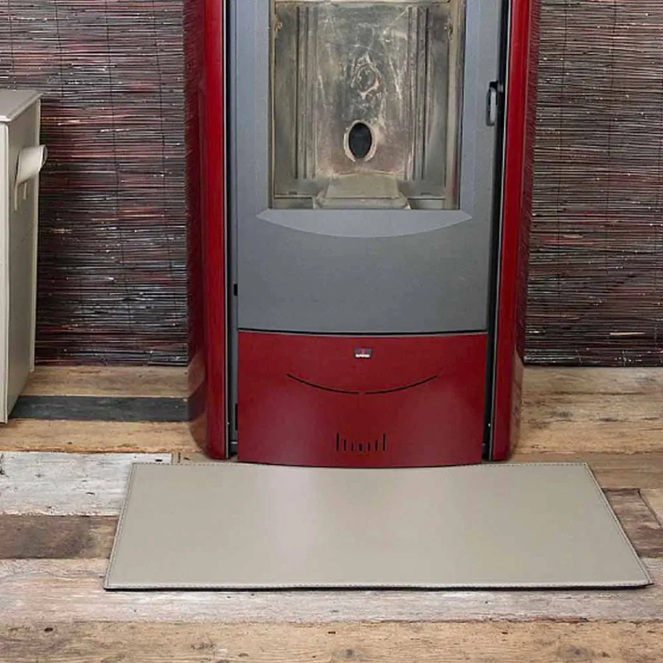 Lædermåtte til pejs / komfur Cleo Fremstillet i Italien Viadurini