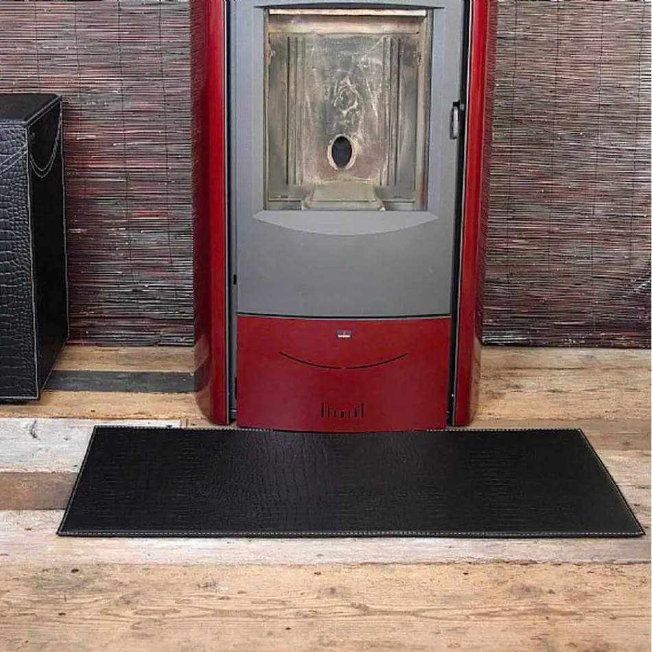 Lædermåtte til pejs / komfur Diva Fremstillet i Italien Viadurini