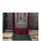 Lædermåtte til pejs / komfur Virgilio Fremstillet i Italien Viadurini