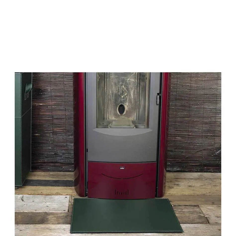 Lædermåtte til pejs / komfur Virgilio Fremstillet i Italien Viadurini