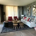 Håndlavet langluvet uldtæppe, håndknyttet i Türkiye - Benedetta Viadurini