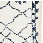 Håndlavet langluvet uldtæppe, håndknyttet i Türkiye - Benedetta Viadurini