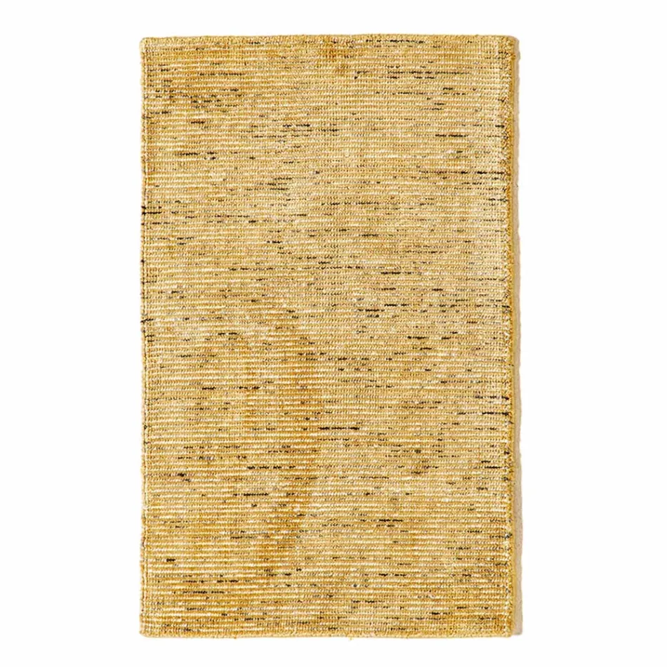 Stuetæppe i bomuld, viskose og uld Produceret på manuel væv - Melita Viadurini